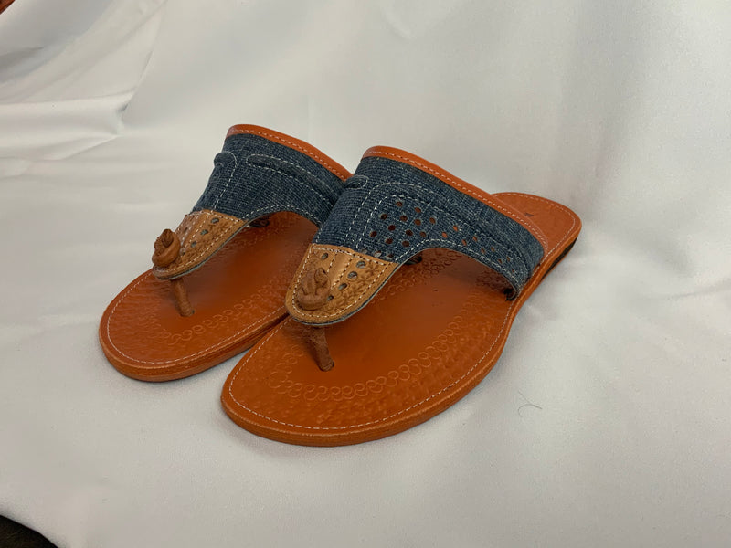 Haitian leather sandals from Port au Prince