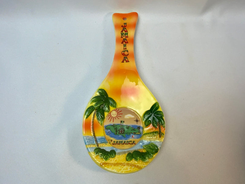 Jamaican Ceramic Spoon Rest from Montego Bay