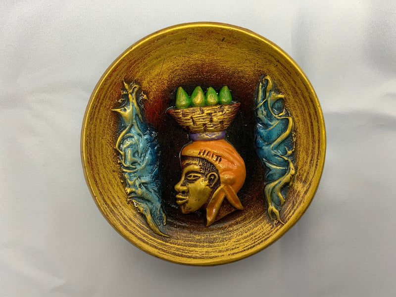 Haitian Ceramic plate from Port au Prince