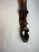 St. Lucia 🇱🇨 Wood Mahogany Wall Mask 18 1/2” (Large)