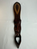 St. Lucia 🇱🇨 Wood Mahogany Wall Mask 18 1/2” (Large)