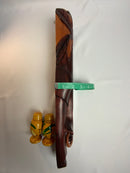 St. Lucia 🇱🇨Wood carved, Nose Ring Mask 19” (Large)!