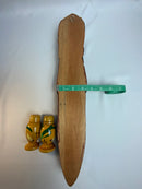 St. Lucia 🇱🇨Wood carved, Nose Ring Mask 19” (Large)!