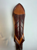 St. Lucia 🇱🇨Wood Carving, Nose ring Mask 19” (Large)