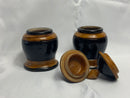 Haitian wood Jars (set) from Port au Prince