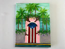 Puerto Rican Canvas Painting from San Juan (Small) 9”by7”