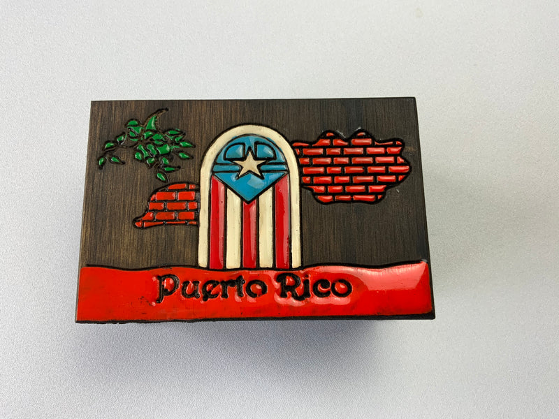 Puerto Rican Wood Box from San Juan (Small)