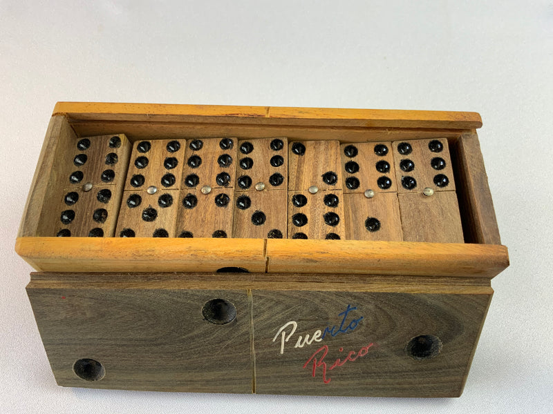 Puerto Rican Wood Dominoes from San Juan