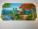 Dominican Rep. Canvas Painting from Santo Domingo 12” by 24”