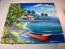 Dominican Rep. Canvas Painting from Santo Domingo 16” by 20”
