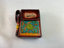 Puerto Rican leather cigarette and lighter holder from San Juan