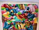 Dominican Rep. Canvas Painting from Santo Domingo 20” by 24”