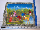 Haitian Canvas Painting from Port au Prince (small) 8”by10”