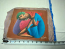 Haitian Canvas Painting from Port au Prince (small) 8”by10”