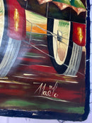 Dominican Rep. Canvas Painting from Santo Domingo (Large) 40” by 30”