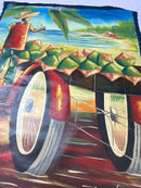 Dominican Rep. Canvas Painting from Santo Domingo (Large) 40” by 30”