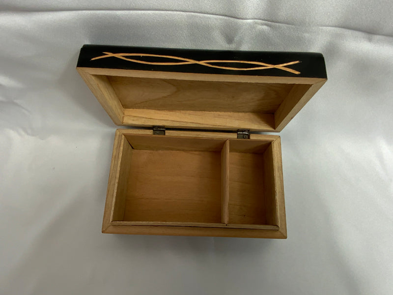 Haitian Wood Jewelry Box from Port au Prince