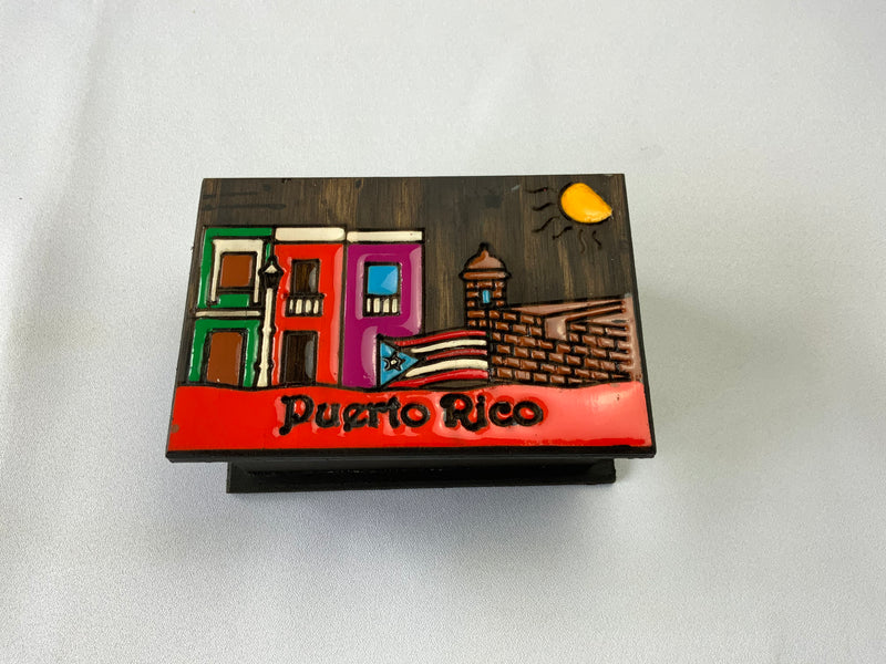 Puerto Rican Wood Box from San Juan (Small)