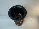 Jamaican Wood Carved Vase from Montego Bay 8” tall