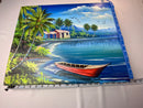 Dominican Rep. Canvas Painting from Santo Domingo 16” by 20”