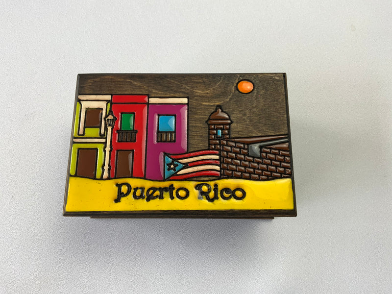 Puerto Rican Wood Box from San Juan (Small)