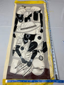 Dominican Rep. Canvas Painting from Santo Domingo (medium) 12” by 30”