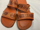 Haitian leather sandals from Port au Prince (Womens)