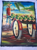 Dominican Rep. Canvas Painting from Santo Domingo (Large) 40” by 30”