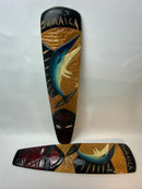 Jamaican Wood Carved wall mask from Montego Bay