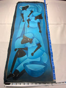 Haitian Canvas Painting from Port au Prince Women at Market (medium) 12”by30”