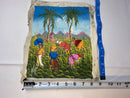 Haitian Canvas Painting from Port au Prince (small) 8”by10”