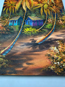 Dominican Rep. Canvas Painting from Santo Domingo 12” by 24”