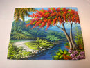 Dominican Rep. Canvas Painting from Santo Domingo 12”by 16”