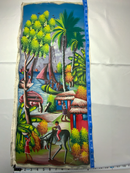 Haitian Canvas Painting from Port au Prince (Medium) 12”by30”
